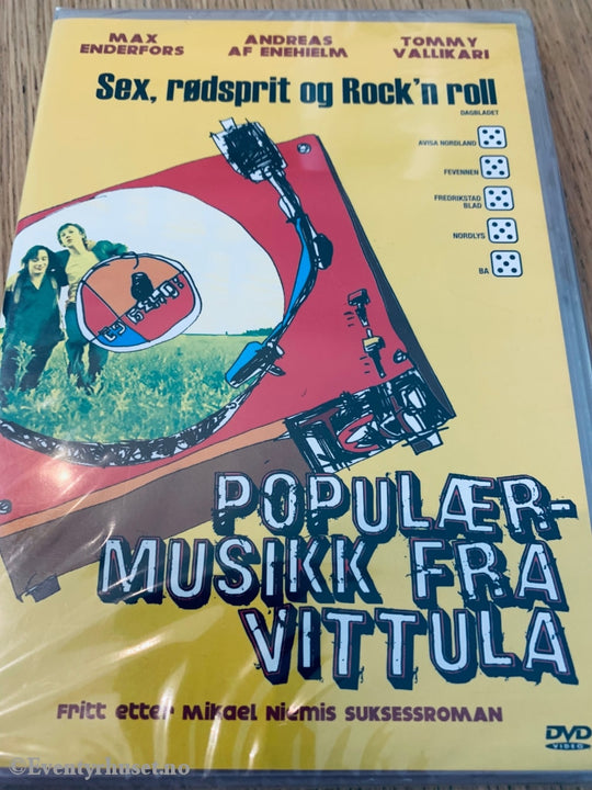 Populærmusikk Fra Vittula. 2004. Dvd. Ny I Plast! Dvd