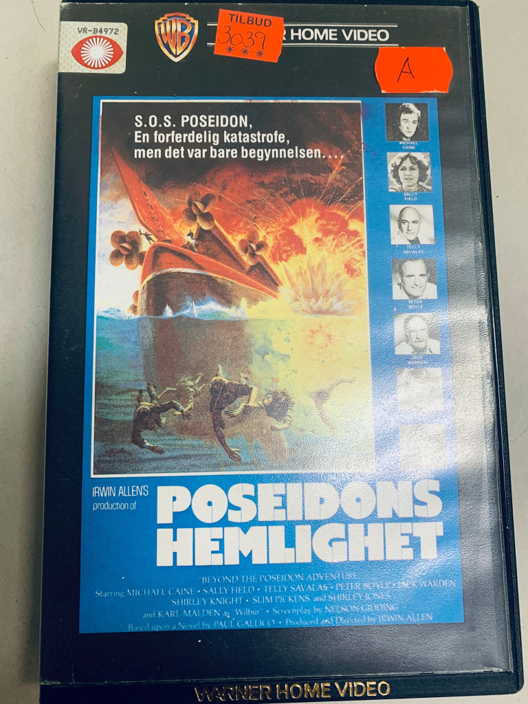 Poseidons hemlighet. VHS Big Box.