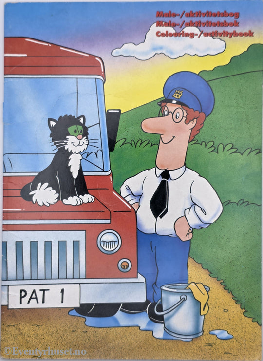 Postman Pat Male-/aktivitetsbok. Aktivitetshefte.