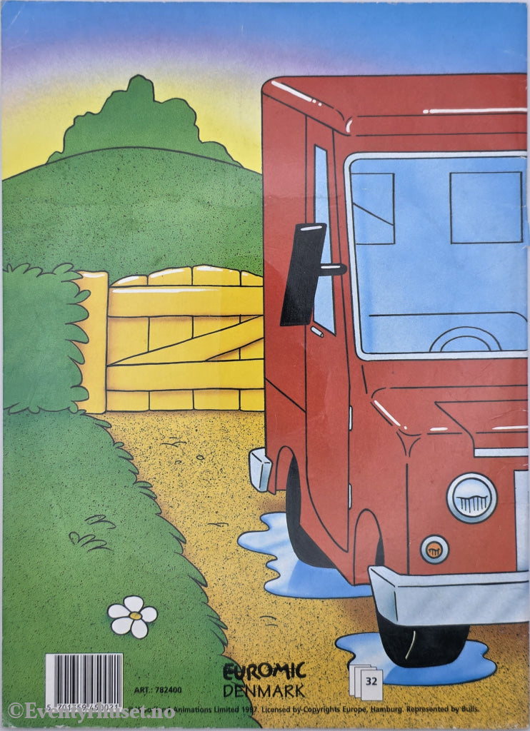 Postman Pat Male-/aktivitetsbok. Aktivitetshefte.