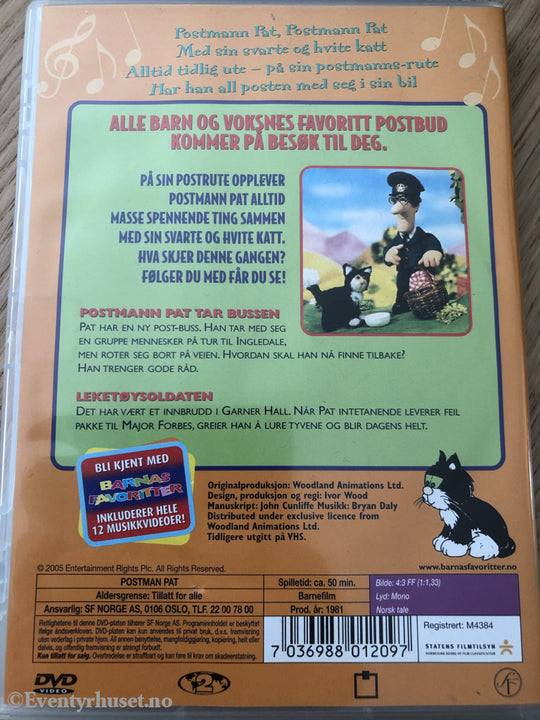 Postmann Pat. 1981. Pat Tar Bussen. Dvd. Dvd
