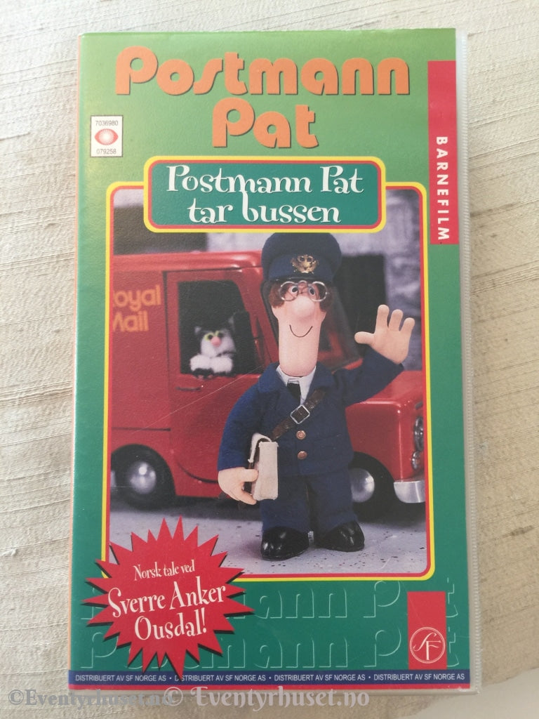 Postmann Pat. 1981. Pat Tar Bussen. Vhs. Vhs