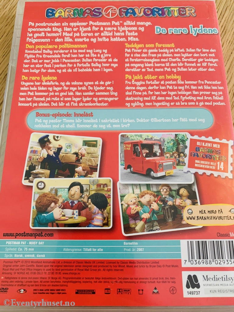 Postmann Pat. 2007. De Rare Lydene. Dvd. Dvd