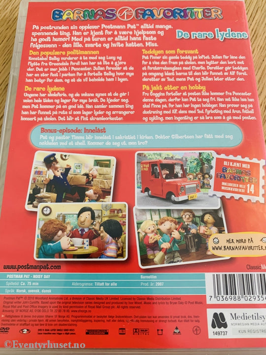 Postmann Pat. 2007. De Rare Lydene. Dvd. Dvd