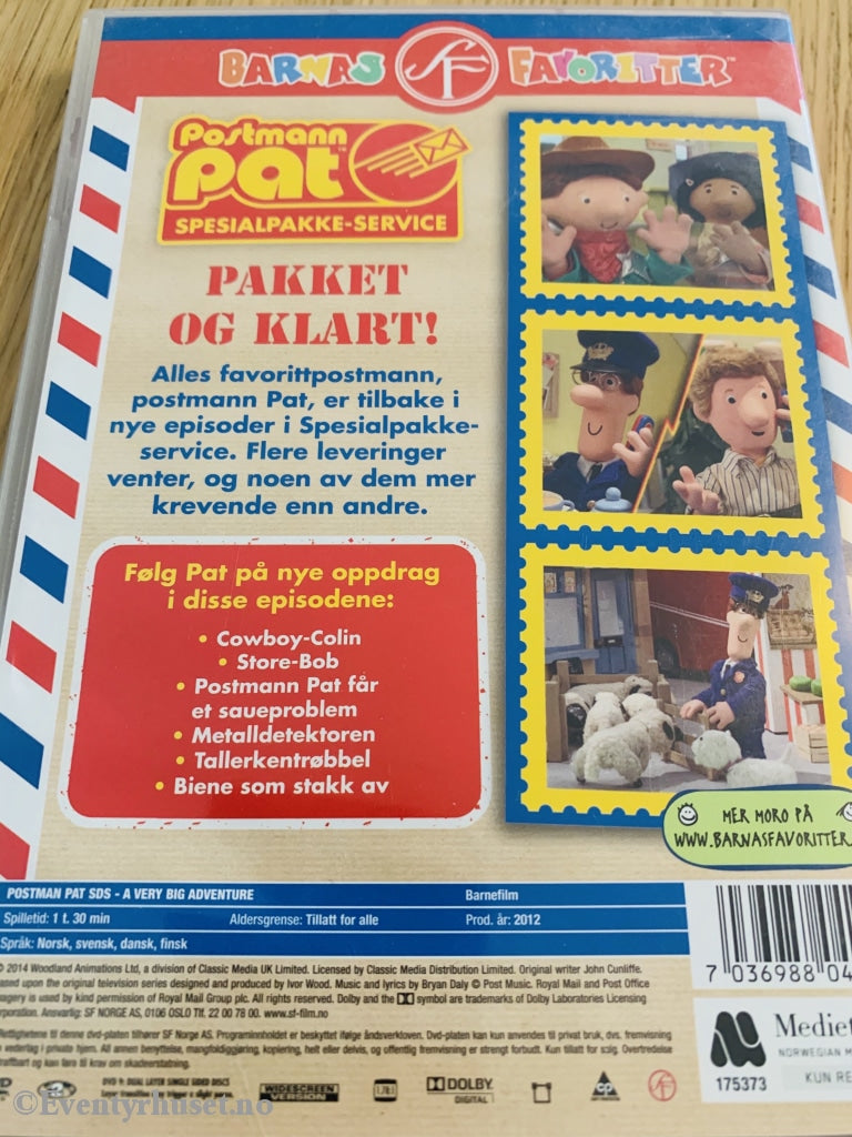 Postmann Pat. 2012. Et Stort Eventyr. Dvd. Dvd
