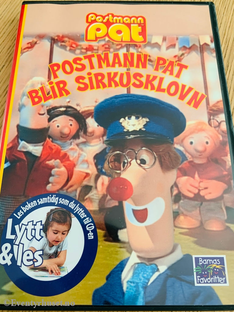 Postmann Pat Blir Sirkusklovn. Lytt & Les - Lydbok På Cd Med Bok. Lydbok