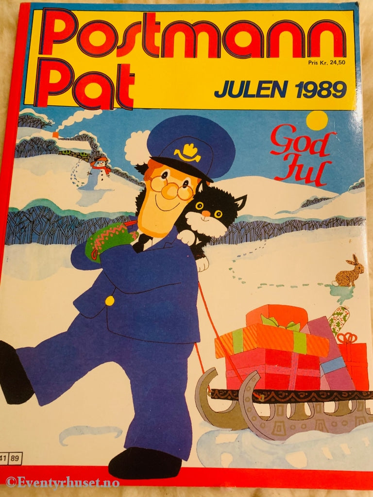 Postmann Pat. Julen 1989. Julehefter