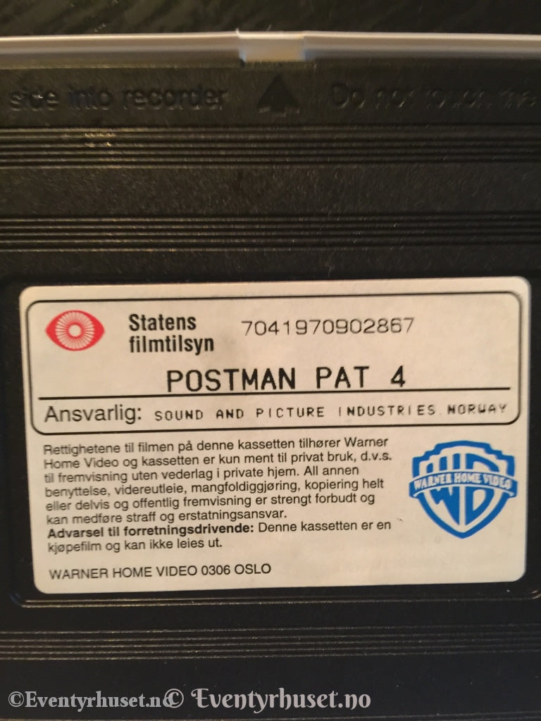 Postmann Pat 4. 1981. Vhs. Vhs