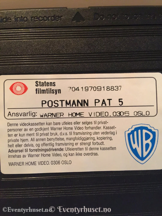 Postmann Pat´s Nye Video. 1994. Vhs. Vhs