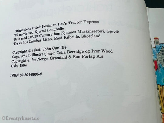 Postmann Pats Traktorekspress. 1984. Fortelling