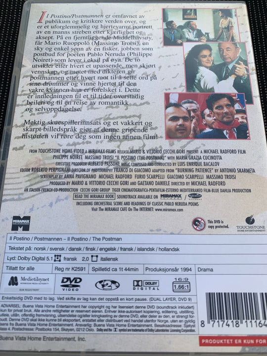 Postmannen. 1994. Dvd. Dvd