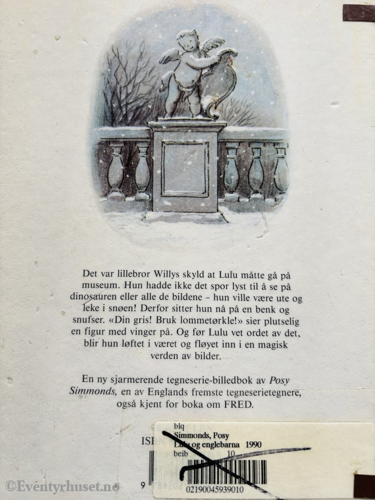 Posy Simmonds. Lulu og englebarna. 1990. Barnebok.