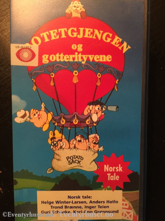 Potetgjengen Og Godterityvene. Vhs. Vhs