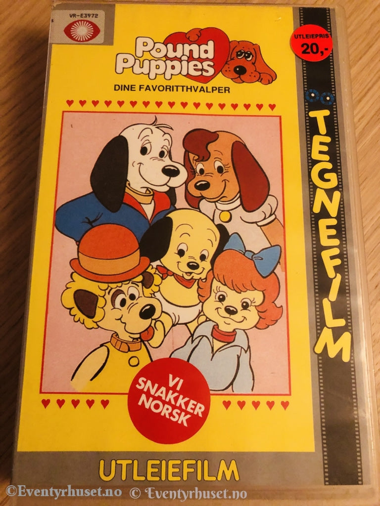 Pound Puppies. 1991. Vhs Big Box.