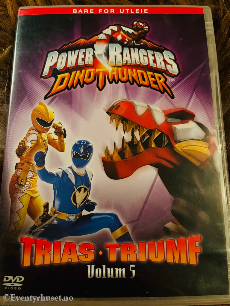 Power Rangers. Dino Thunder. Vol. 5. Trias Triumf. 2004. Dvd Leiefilm.