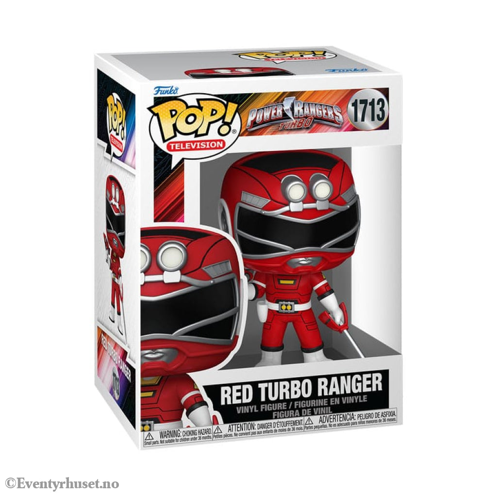Power Rangers Generations (Tommy) POP! Movies Vinyl Figures Turbo - Red Ranger 9 cm Collectibles