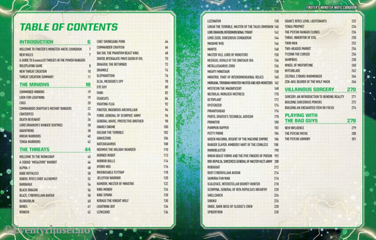 Power Rangers RPG book Finster’s Monster-Matic Cookbook Sourcebook *Englische Version* Games