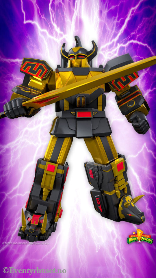 Power Rangers Ultimates Action Figure Megazord (Black/Gold) 18 cm. Mint In Sealed Box (MISB)! Actionfigur