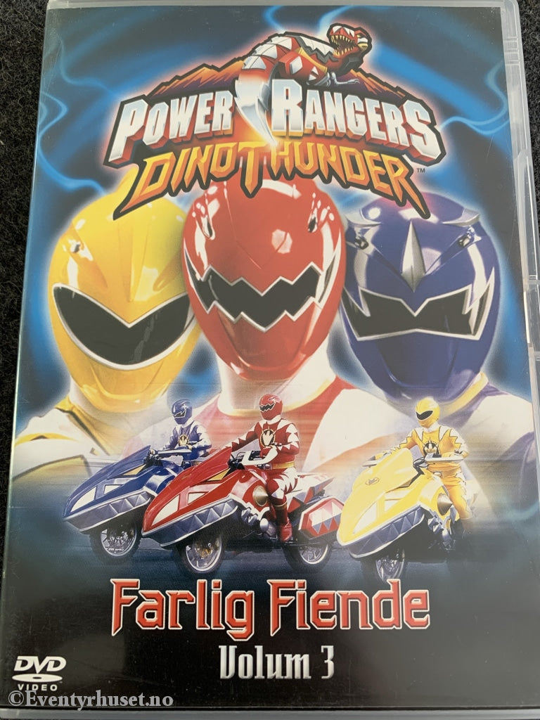 Power Rangers Vol. 3. Farlig Fiende. 2003. Dvd. Dvd