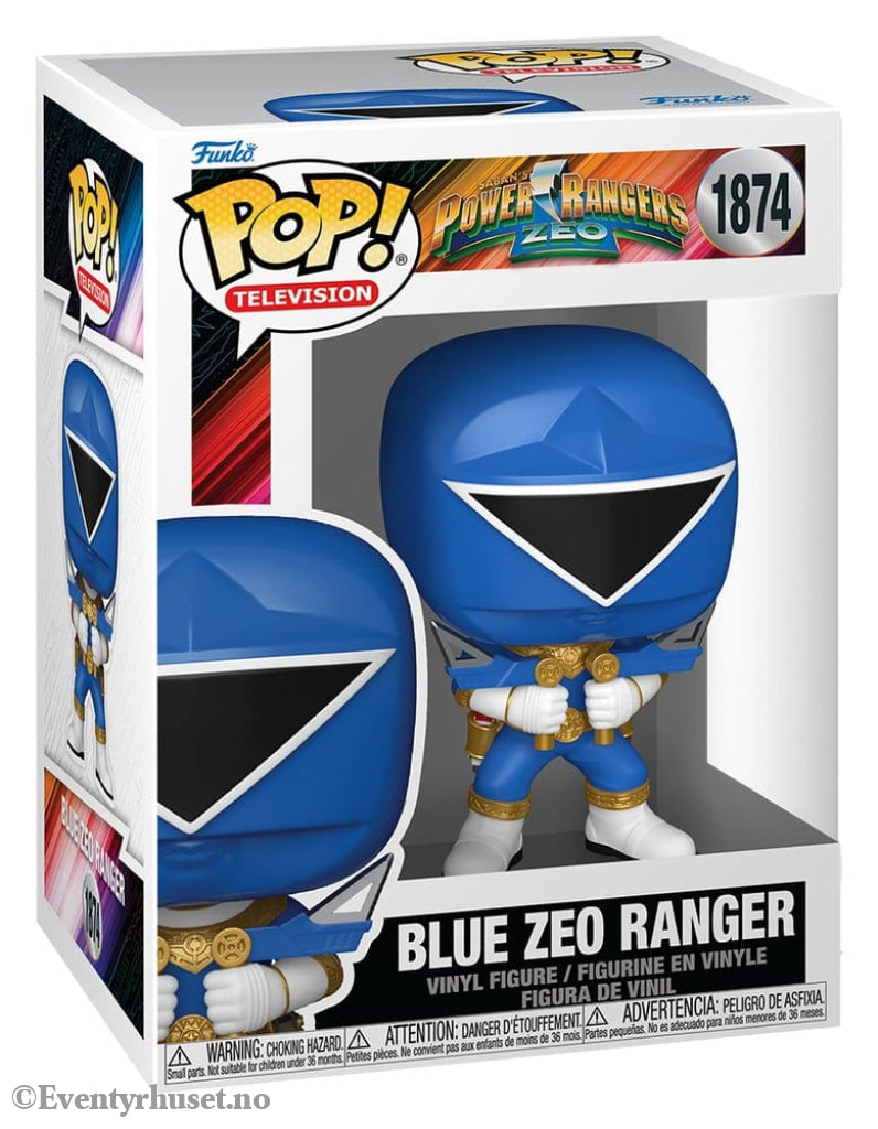 Power Rangers Zeo POP! Movies Vinyl Figures Zeo Ranger Blue 9 cm Collectibles