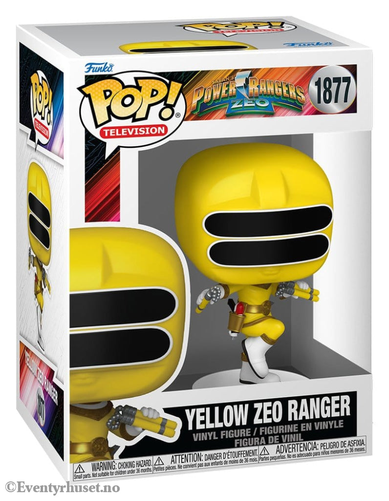 Power Rangers Zeo POP! Movies Vinyl Figures Zeo Ranger Yellow 9 cm Collectibles