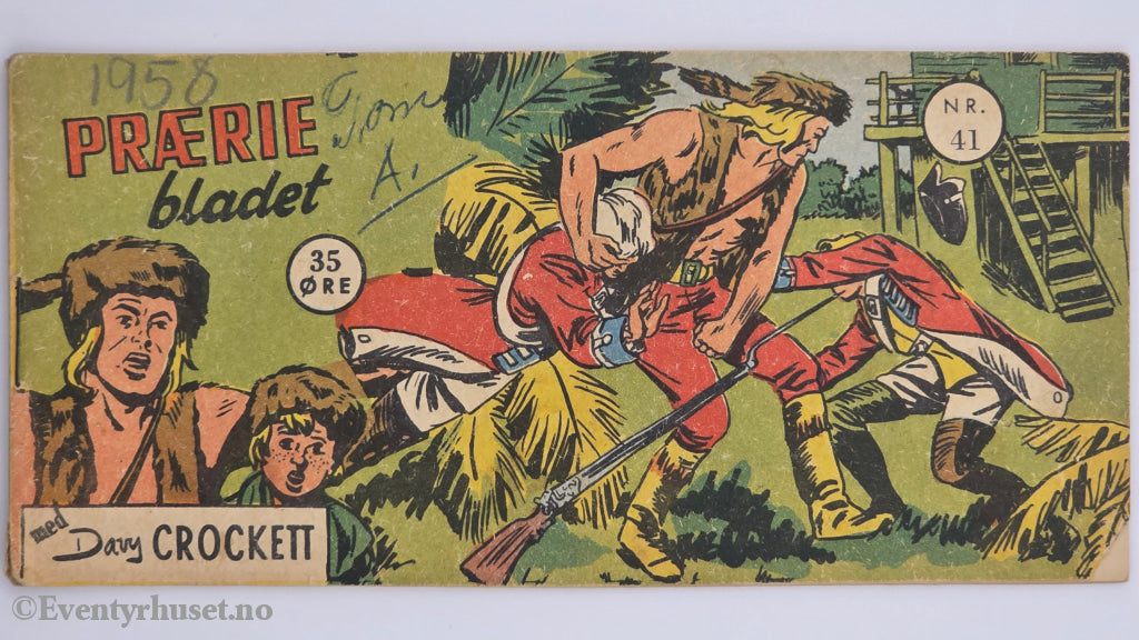 Præiriebladet. 1958. Nr. 41 – Davy Crockett. Hefte.