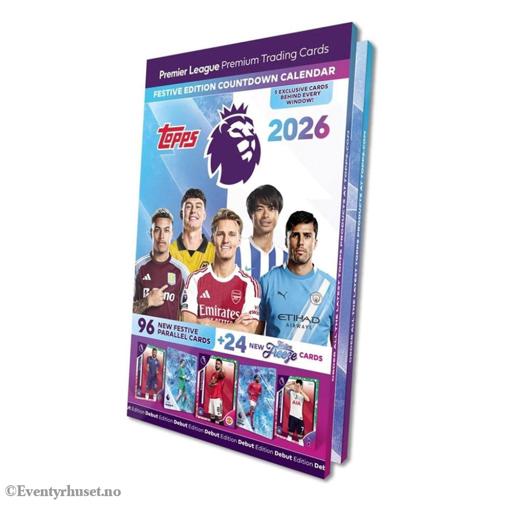 Premier League Trading Cards 2026 Countdown calendar Games