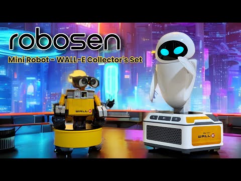 Wall-E Interactive Mini Robots 2 Pack Wall-E & Eve *English version*. Mint In Sealed Box (MISB)!