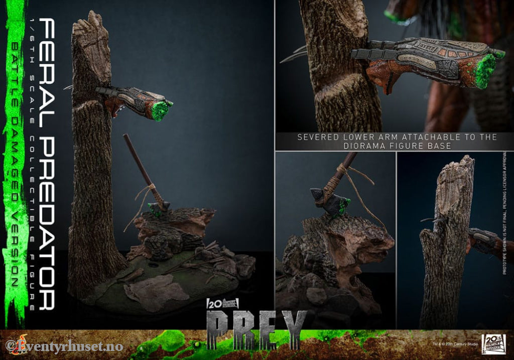 Prey Action Figure 1/6 Feral Predator (Battle Damaged Version) 37 cm Toys