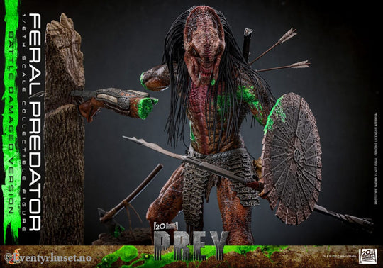 Prey Action Figure 1/6 Feral Predator (Battle Damaged Version) 37 cm Toys