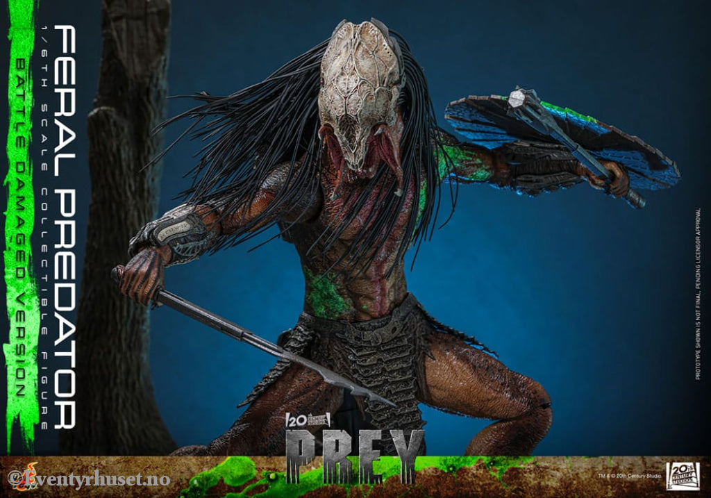 Prey Action Figure 1/6 Feral Predator (Battle Damaged Version) 37 cm Toys