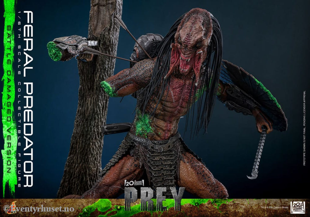 Prey Action Figure 1/6 Feral Predator (Battle Damaged Version) 37 cm Toys