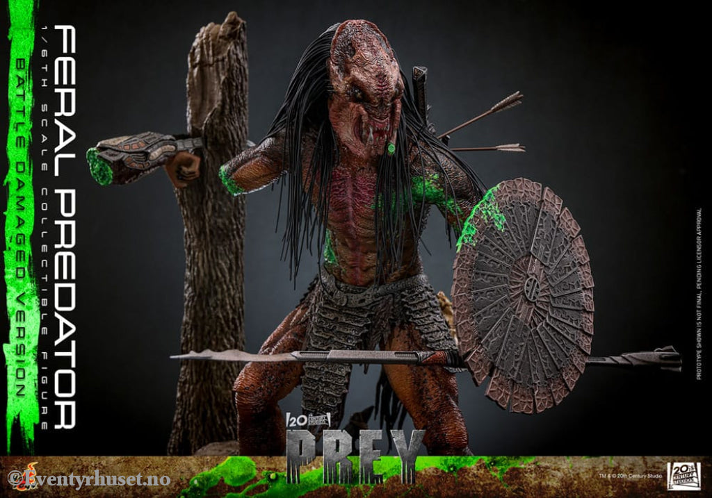 Prey Action Figure 1/6 Feral Predator (Battle Damaged Version) 37 cm Toys