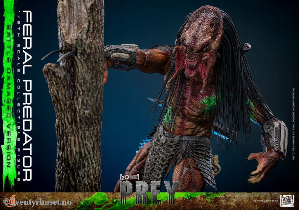 Prey Action Figure 1/6 Feral Predator (Battle Damaged Version) 37 cm Toys