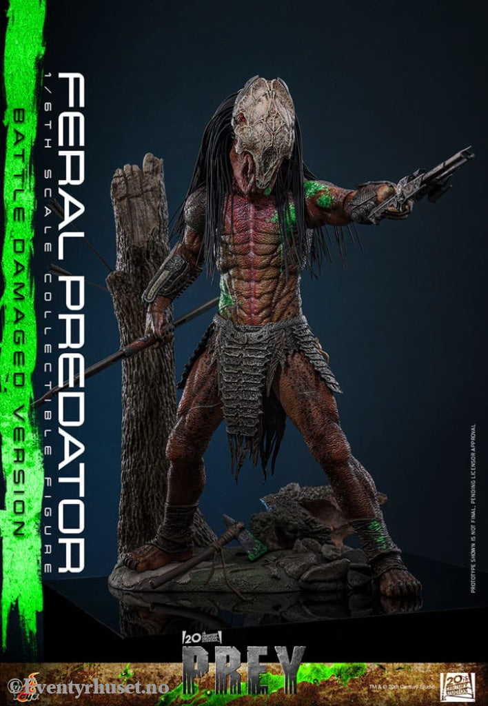 Prey Action Figure 1/6 Feral Predator (Battle Damaged Version) 37 cm Toys