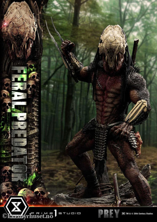 Prey (Movie) Museum Masterline Series Statue 1/3 Feral Predator 89 cm Collectibles