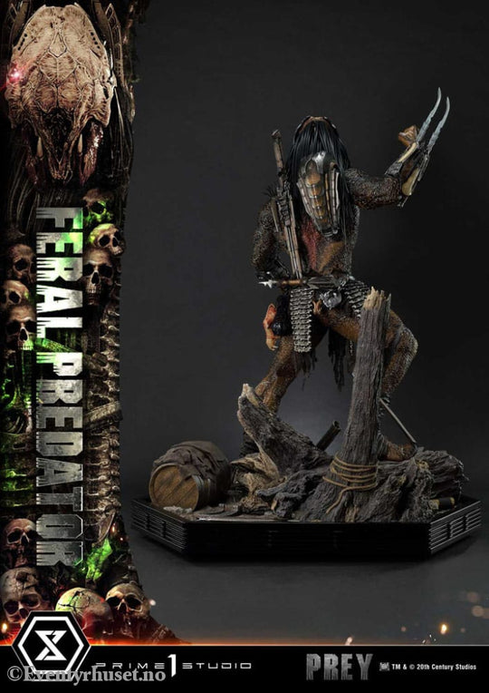 Prey (Movie) Museum Masterline Series Statue 1/3 Feral Predator 89 cm Collectibles