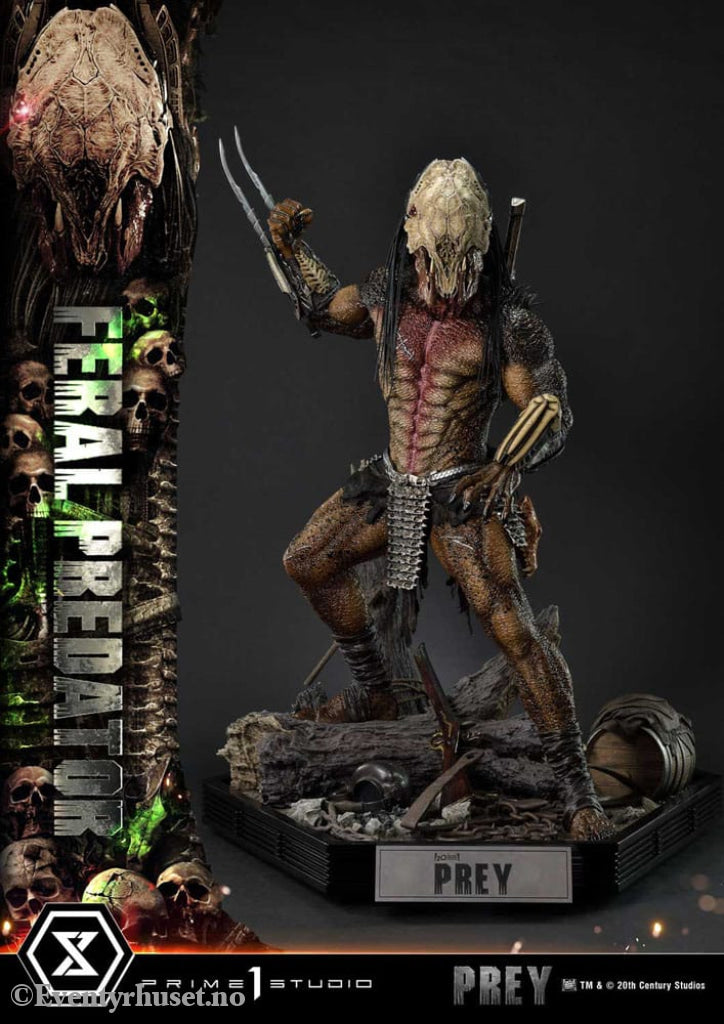 Prey (Movie) Museum Masterline Series Statue 1/3 Feral Predator 89 cm Collectibles