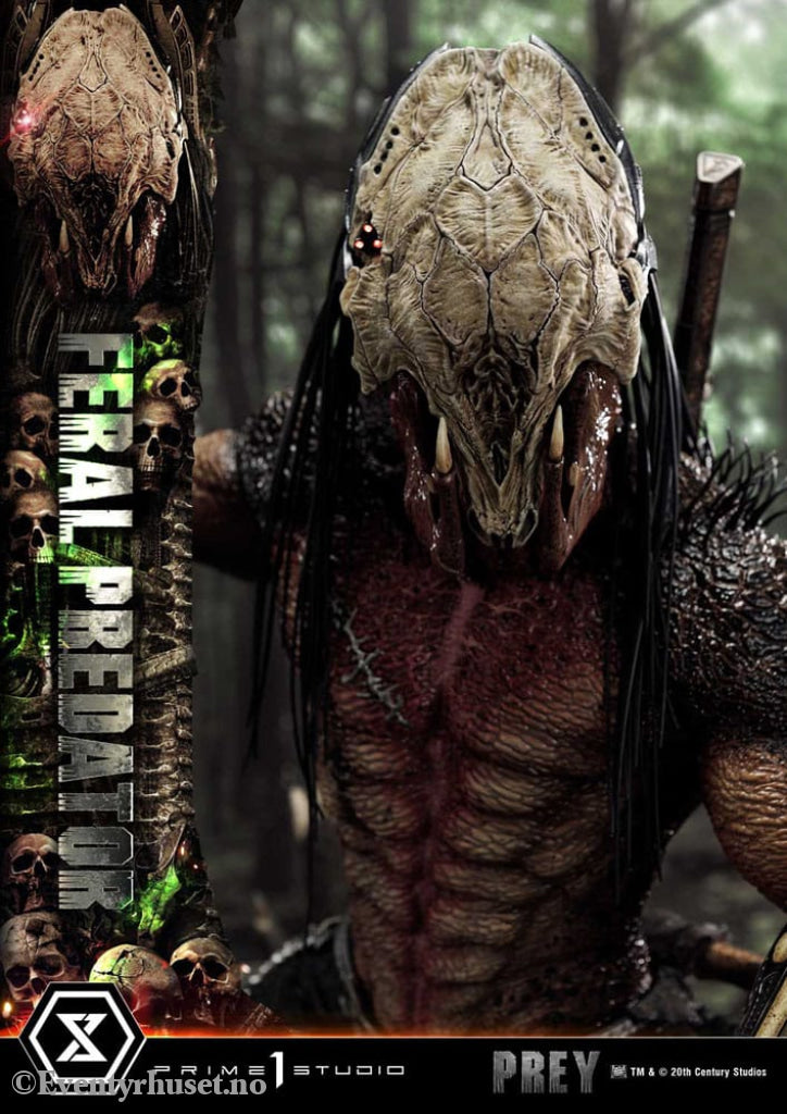 Prey (Movie) Museum Masterline Series Statue 1/3 Feral Predator 89 cm Collectibles