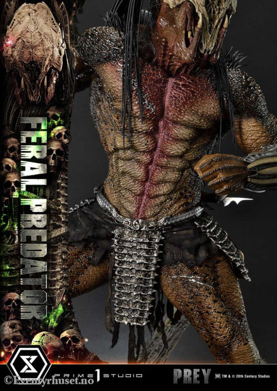 Prey (Movie) Museum Masterline Series Statue 1/3 Feral Predator 89 cm Collectibles