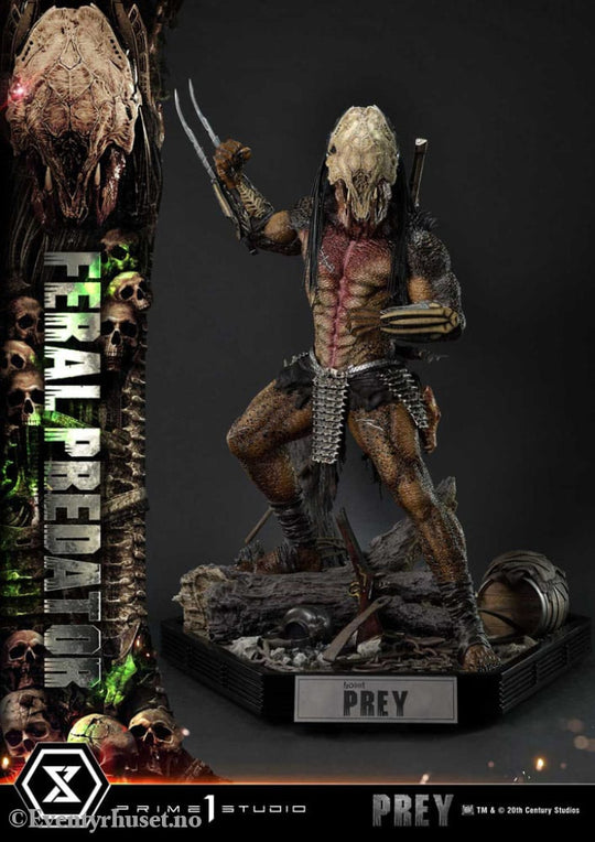 Prey (Movie) Museum Masterline Series Statue 1/3 Feral Predator 89 cm Collectibles