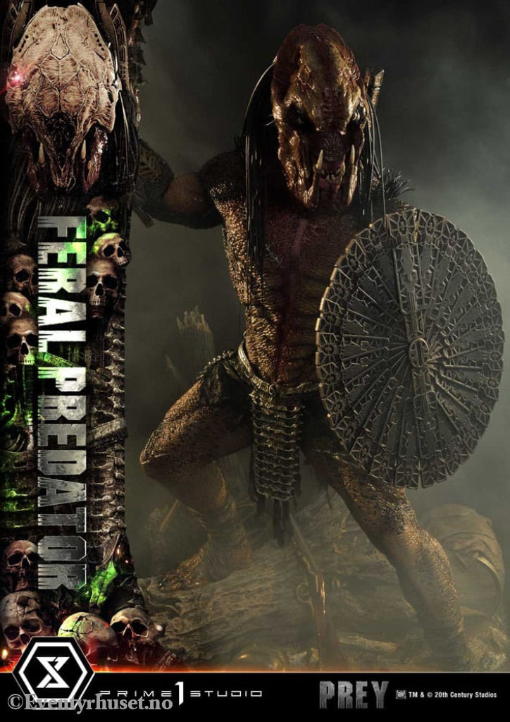 Prey (Movie) Museum Masterline Series Statue 1/3 Feral Predator 89 cm Collectibles