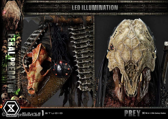 Prey (Movie) Museum Masterline Series Statue 1/3 Feral Predator 89 cm Collectibles