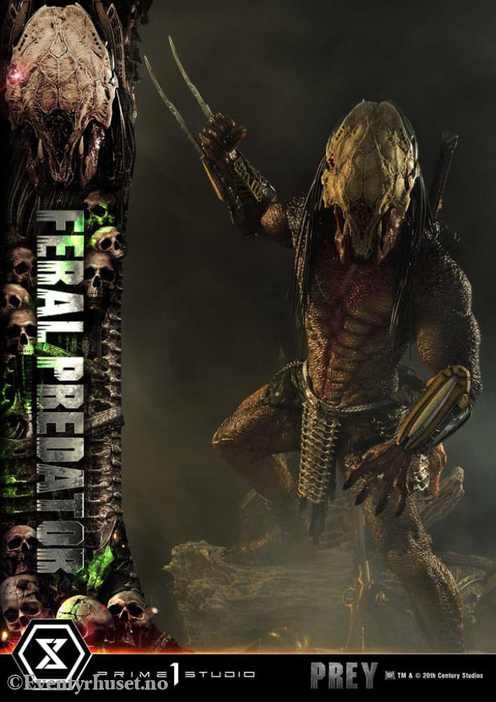 Prey (Movie) Museum Masterline Series Statue 1/3 Feral Predator 89 cm Collectibles