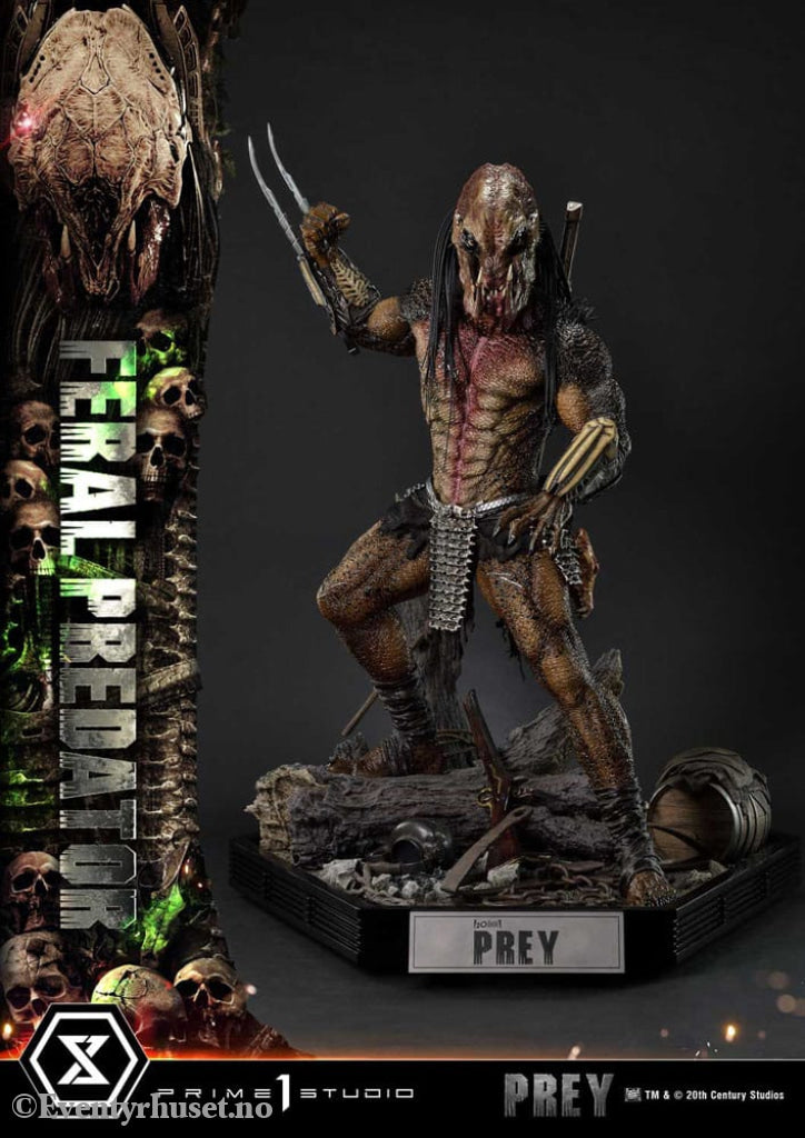 Prey (Movie) Museum Masterline Series Statue 1/3 Feral Predator 89 cm Collectibles