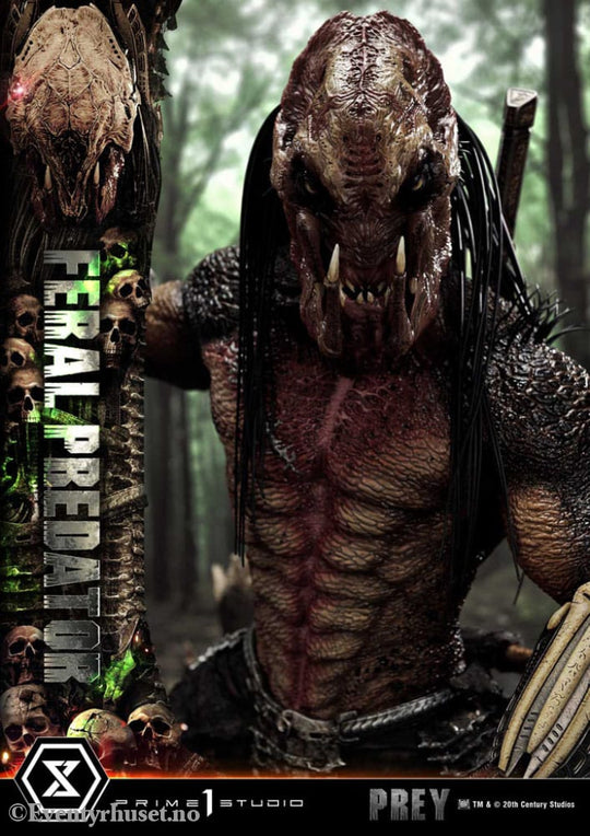 Prey (Movie) Museum Masterline Series Statue 1/3 Feral Predator 89 cm Collectibles