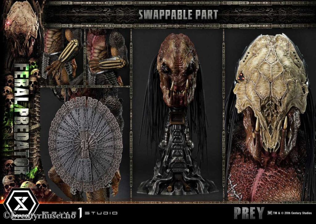 Prey (Movie) Museum Masterline Series Statue 1/3 Feral Predator 89 cm Collectibles