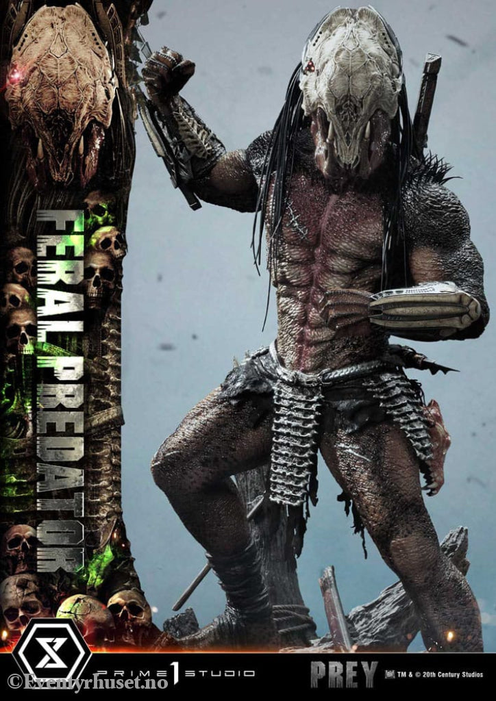 Prey (Movie) Museum Masterline Series Statue 1/3 Feral Predator Deluxe Bonus Version 89 cm Collectibles
