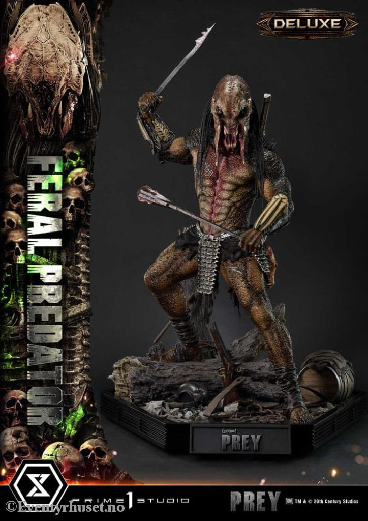 Prey (Movie) Museum Masterline Series Statue 1/3 Feral Predator Deluxe Bonus Version 89 cm Collectibles