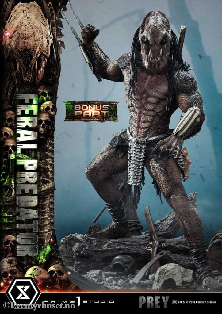 Prey (Movie) Museum Masterline Series Statue 1/3 Feral Predator Deluxe Bonus Version 89 cm Collectibles